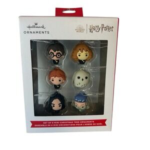 2024 6ct Mini Hallmark Harry Potter & Friends Christmas Tree Ornaments NIB‎